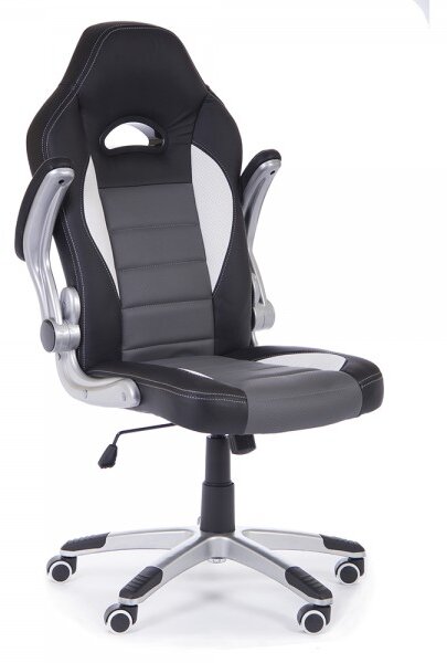 Fotoliu de birou Tech Plus, negru/gri