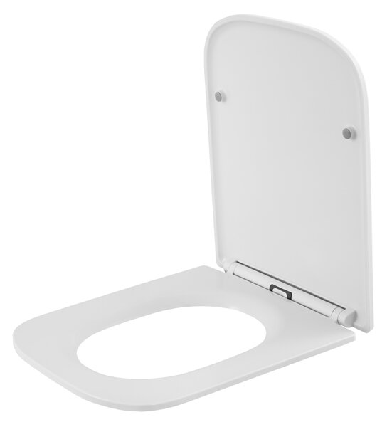 Gamma Venice, scaun toaleta 435x362mm din duroplast cu inchidere lenta, alb, GMA-VENICE