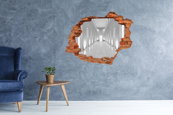 Autocolant de perete gaură 3D Galeria de artă modernă