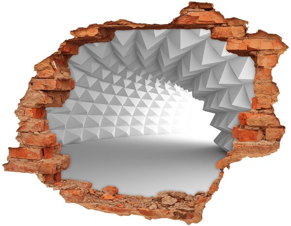 Autocolant de perete gaură 3D Spațiu 3D modern