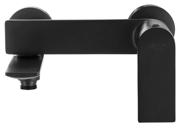 Gamma Faro, robinet pentru cada montat pe perete, negru mat, GMA-BFW-C