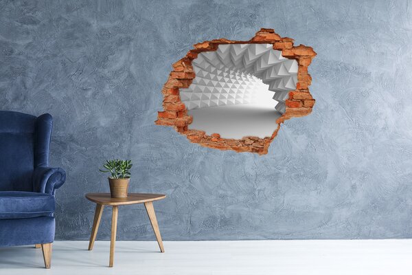 Autocolant de perete gaură 3D Spațiu 3D modern