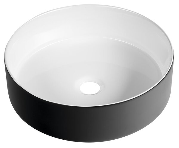 Sapho Sapho, chiuveta ceramica MARGITHA 38x22cm, orificiu pentru robinet in dreapta, bej, FT801B