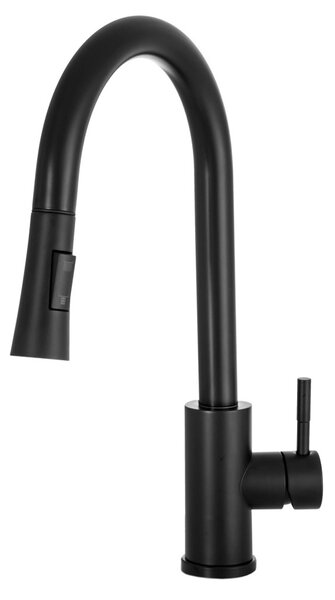 Gamma Taru Slim, baterie pentru chiuvetă înaltă h-400, negru mat, GMA-BTS-BK