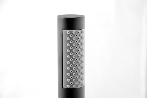 Gamma Roy, baterie de baie cu 4 orificii, negru mat, GMA-BRYW4O-BK