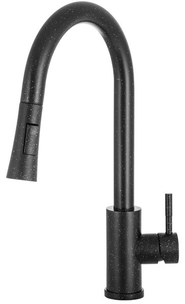 Gamma Taru Slim, baterie pentru chiuvetă înaltă h-400, negru cu pete, GMA-BTS-BP