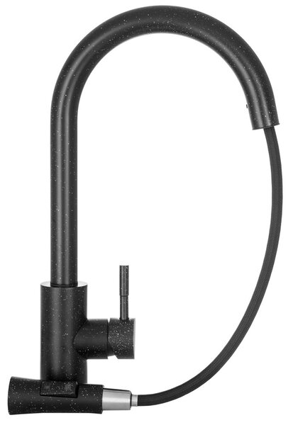 Gamma Taru Slim, baterie pentru chiuvetă înaltă h-400, negru cu pete, GMA-BTS-BP