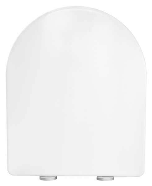 Gamma Sewilla D4, scaun toaleta 420x345mm, SoftClose, alb lucios, GMA-D4