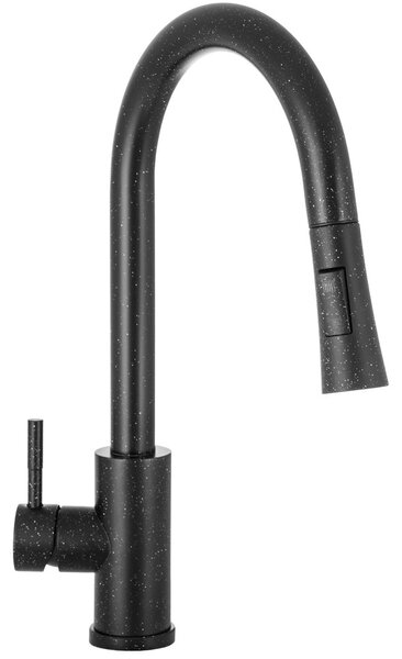 Gamma Taru Slim, baterie pentru chiuvetă înaltă h-400, negru cu pete, GMA-BTS-BP