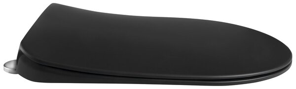 CREAVIT CRAVIT, scaun toaleta PAULA, SLIM, Soft Close, negru mat, KC0903.01.2100E