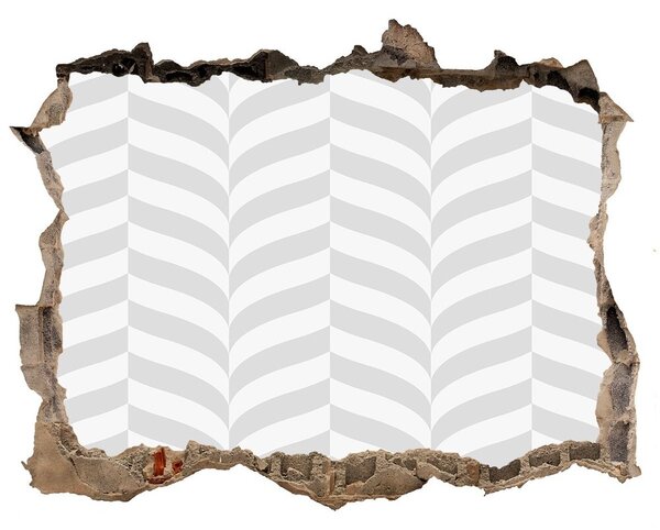 Fototapet 3D gaură în perete Un perete deteriorat cu un model ondulat