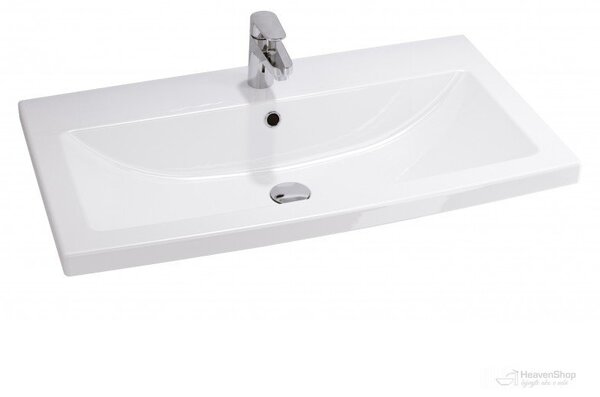 Cersanit Tirso, mobilier lavoar suspendat 794x447x572 mm + lavoar ceramic, bej mat, S801-543