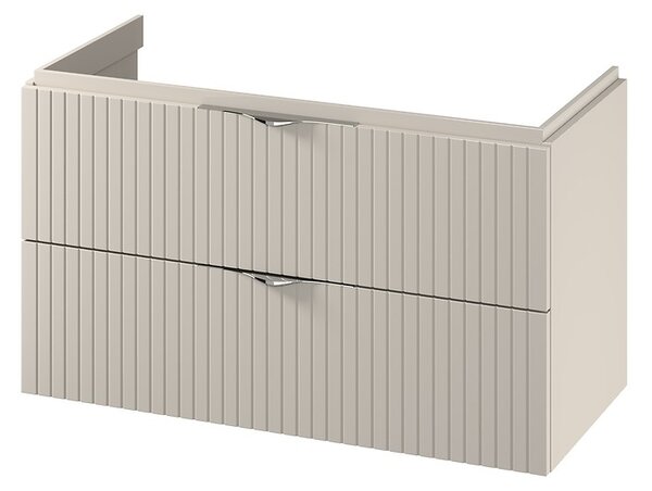 Cersanit Tirso, mobilier lavoar suspendat 994x447x572 mm, bej mat, S1015-013