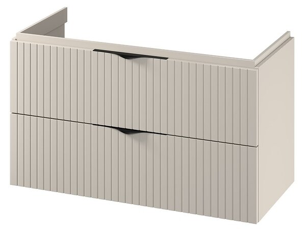 Cersanit Tirso, mobilier lavoar suspendat 994x447x572 mm, bej mat, S1015-013