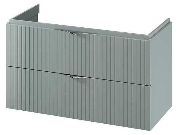 Cersanit Tirso, mobilier lavoar suspendat 994x447x572 mm, verde mat, S1015-012