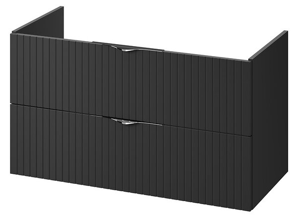 Cersanit Tirso, mobilier lavoar suspendat 994x447x572 mm, negru mat, S1017-012