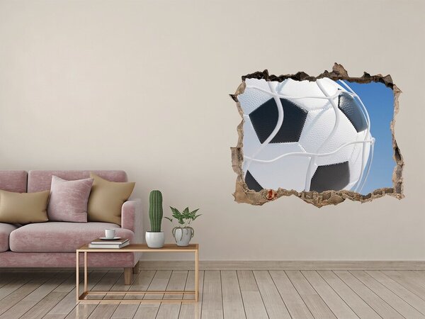 Autocolant autoadeziv gaură Fotbal în zbor