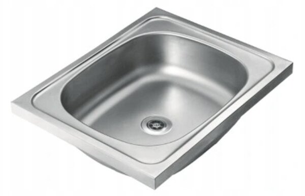 Kuchinox EKO, chiuvetă din oțel inoxidabil cu 1 compartiment pentru corp 500x400x150 mm, oțel, LAV-SKE_010T