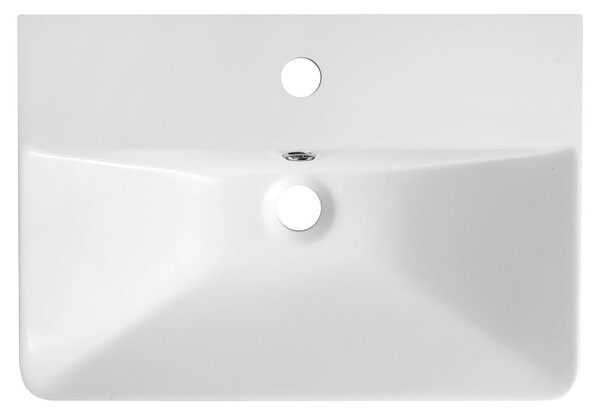 Aqualine Lavoar de mobilier Aqualine, SEN, marmură turnată, 51x35cm, alb, SN510