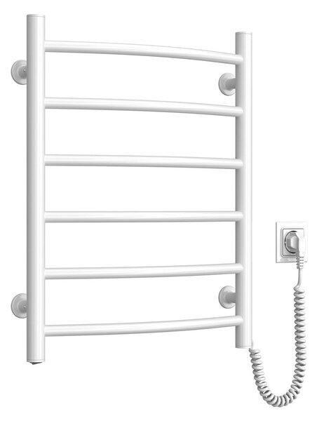 Aqualine Aqualine, suport electric pentru prosoape SUPE, 480x600mm, 148W, alb, SU148