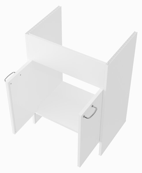 Gamma SELVA, mobilier chiuvetă 798x572x380 mm, alb, PVC, GMA-SZDPCV-WH