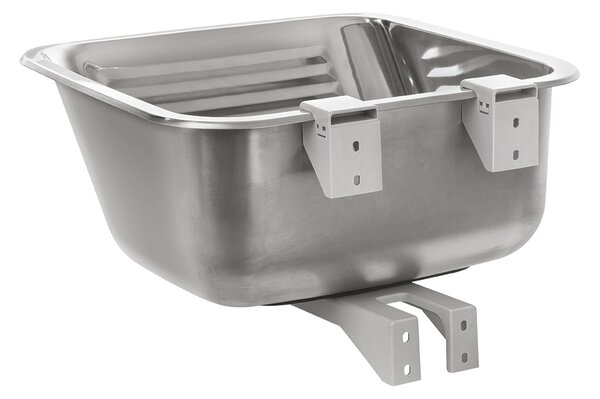 Kuchinox CHIOS, chiuvetă din oțel inoxidabil 450×450×200 mm, oțel inoxidabil lustruit, LAV-SKN_090A