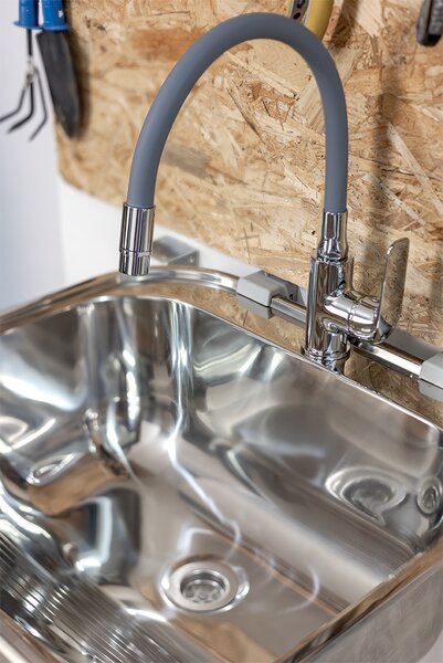 Kuchinox CHIOS, chiuvetă din oțel inoxidabil 550x500x220 mm, oțel inoxidabil lustruit, LAV-SKN_090D