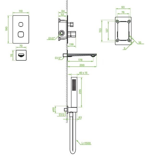 Laveo Tores, set de cada ascuns, grafit, LAV-BVT_911P
