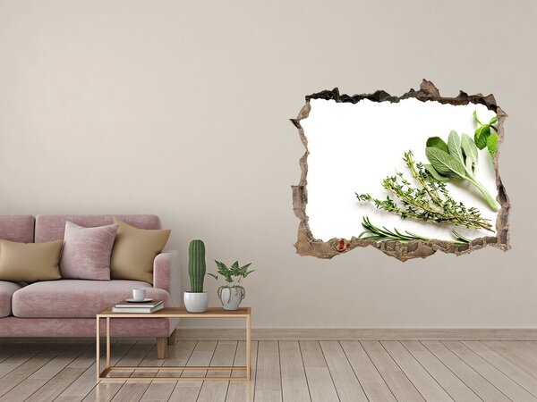 Autocolant autoadeziv gaură Grădină de plante aromatice din beton