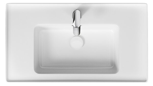 Chiuveta cabinet Cersanit Crea BOX 80cm, alb, K114-017