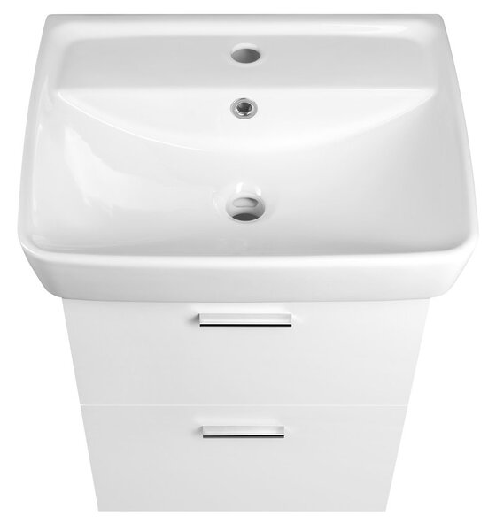 Aqualine Aqualine, Mobilier lavoar ZOJA 41.5x50x35.5cm, alb, 56374