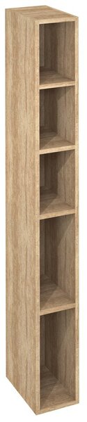 Sapho Sapho, dulap cu etaj deschis ESPACE 20x172x32cm, stejar Alabama, ESC100-2222