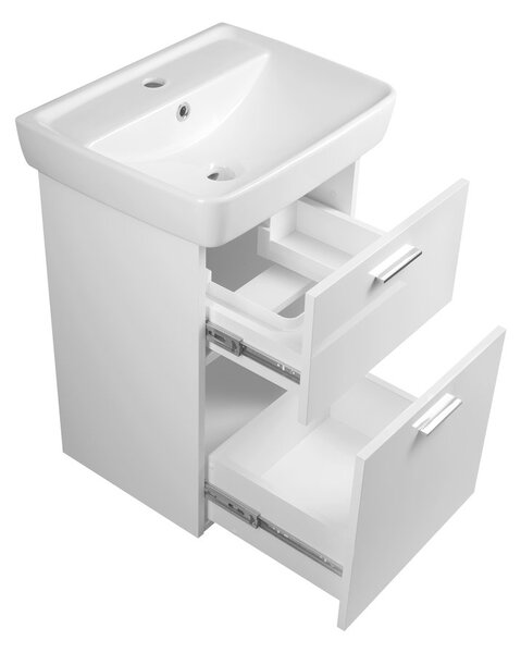 Aqualine Aqualine, Mobilier lavoar ZOJA 41.5x50x35.5cm, alb, 56374