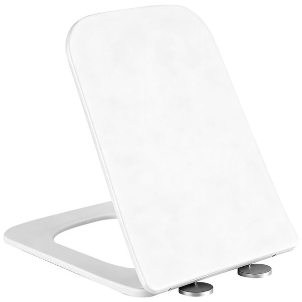 Capac WC Erga din duroplast, seria Mery, Toscana, alb, ERG-V03-ND-SEATSH040-WH