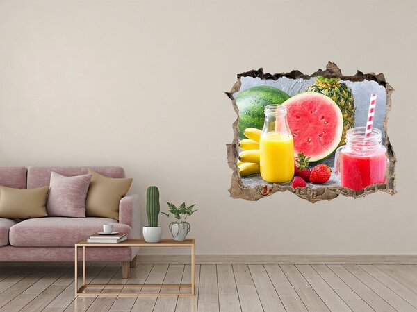 Fototapet un zid spart cu priveliște Paradisul cocktailurilor cu fructe