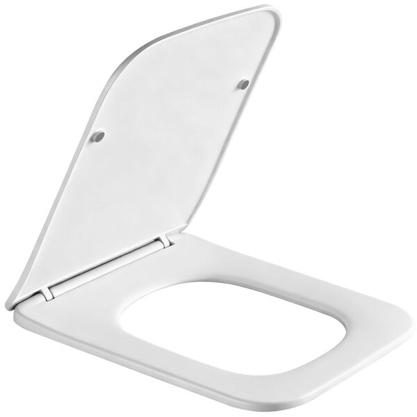 Capac WC Erga din duroplast, seria Mery, Toscana, alb, ERG-V03-ND-SEATSH040-WH