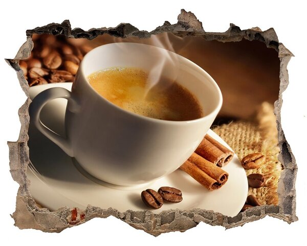 Autocolant autoadeziv gaură Cafea într-o ceașcă