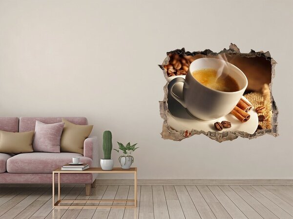 Autocolant autoadeziv gaură Cafea aromatică cu scorțișoară