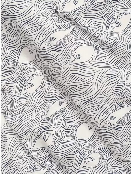 Stream Bedding 140x200 Off-White - Ferm Living