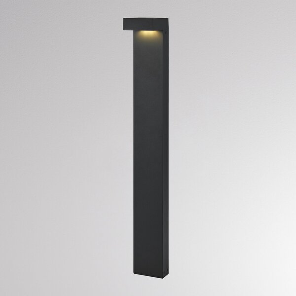 Molto Luce Bornă luminoasă LED ATO, înălțime 85 cm, comutator on/off, culoare antracit,, Negru, Aluminiu, Modern