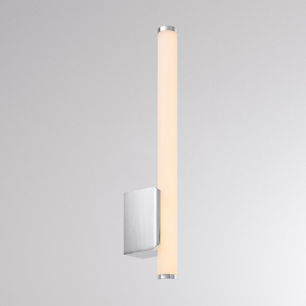 Molto Luce Aplică de perete LED VINA UP S, finisaj cromat, înălțime 40 cm, IP44 CCT, Metalic, Baie, Aluminiu, Modern