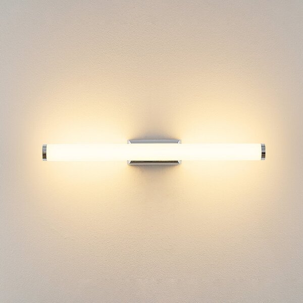 Molto Luce Aplică de perete LED VINA S, finisaj cromat, lățime 40 cm, IP44, CCT, Metalic, Baie, Aluminiu, Modern