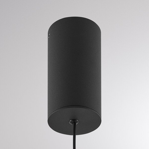 Molto Luce Lampă suspendată LED LORA II, negru, Ø 24 cm, dimabil, 40° CCT, reglabil, Negru, Camera de zi / sufragerie, Metal, Modern