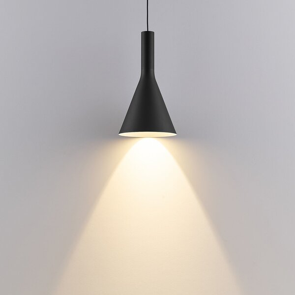 Molto Luce Lampă suspendată LED LORA I, negru, Ø 15 cm, dimabilă, 40°, CCT, reglabil, Negru, Camera de zi / sufragerie, Metal, Modern