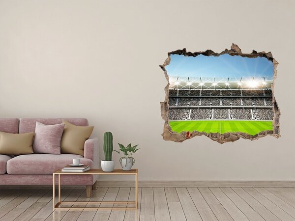 Autocolant 3D gaura cu priveliște Stadionul de fotbal în acțiune
