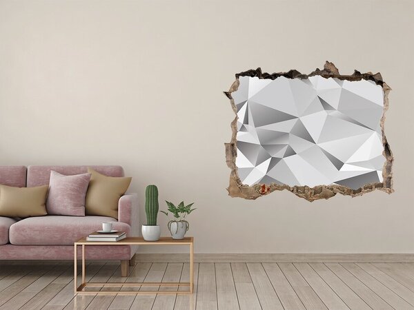 Fototapet 3D gaură în perete Comoară de diamante strălucitoare