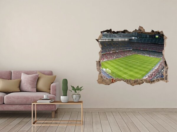 Autocolant 3D gaura cu priveliște Stadionul de fotbal în acțiune