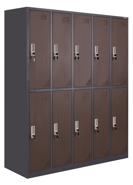 Dulap de vestiar Oxford Dark Walnut