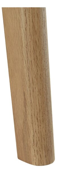 Masă de dining extensibilă Skolle, stejar natural (150–200x80 cm)