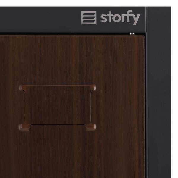 Dulap de vestiar Oxford Dark Walnut